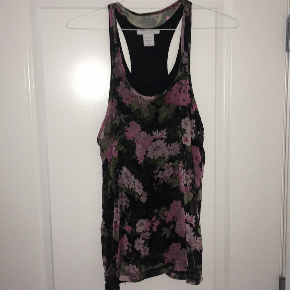 Charlotte Russe Sleeveless Racerback Tunic
